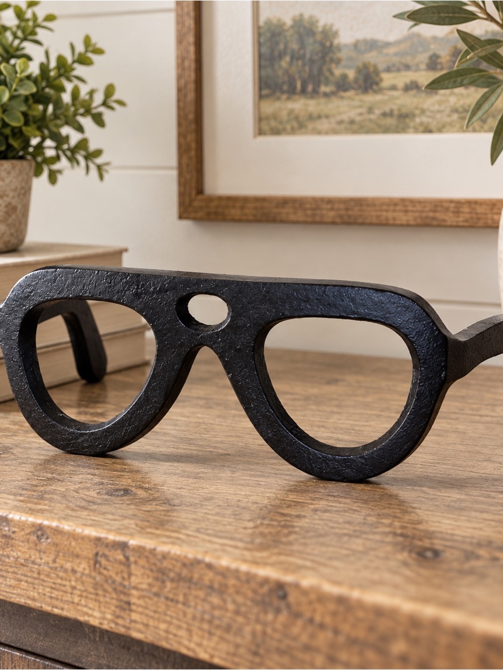 Cost Plus World Market Black Decorative Eyeglasses iron, 12x7 . Love these!